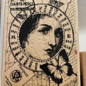 Stamp pad collection.Help me downsize. These are beautiful art. need a good home